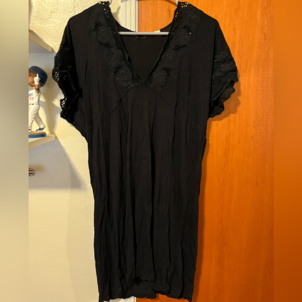 Lux boho black dress